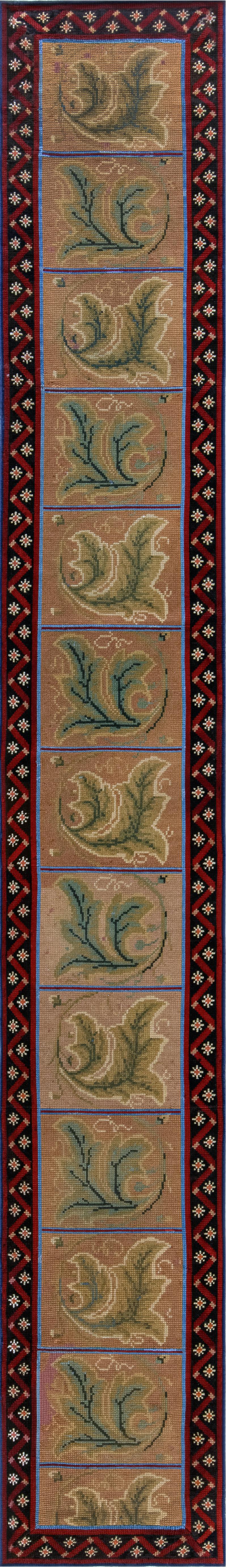 Antique Needle Point Runner