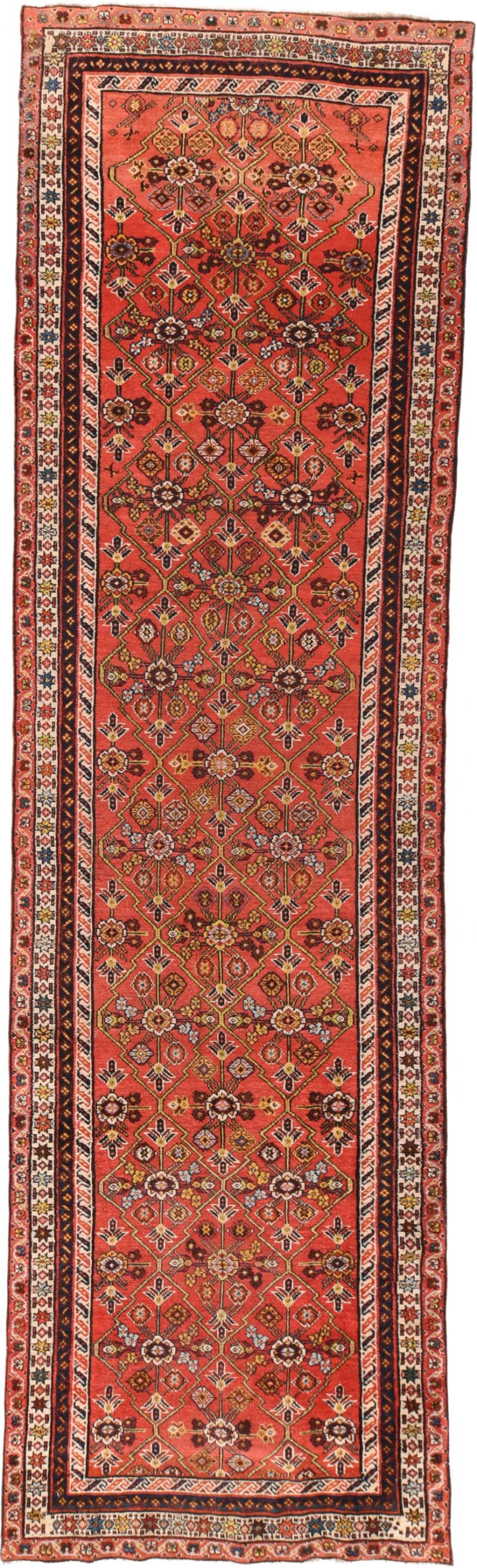 Antique North West Persian Long Rug 3 8 x 11 10 