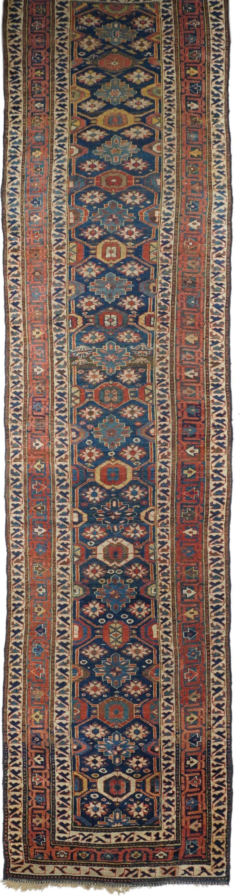 Antique North West Persian Rug 3 7 x 16 0 