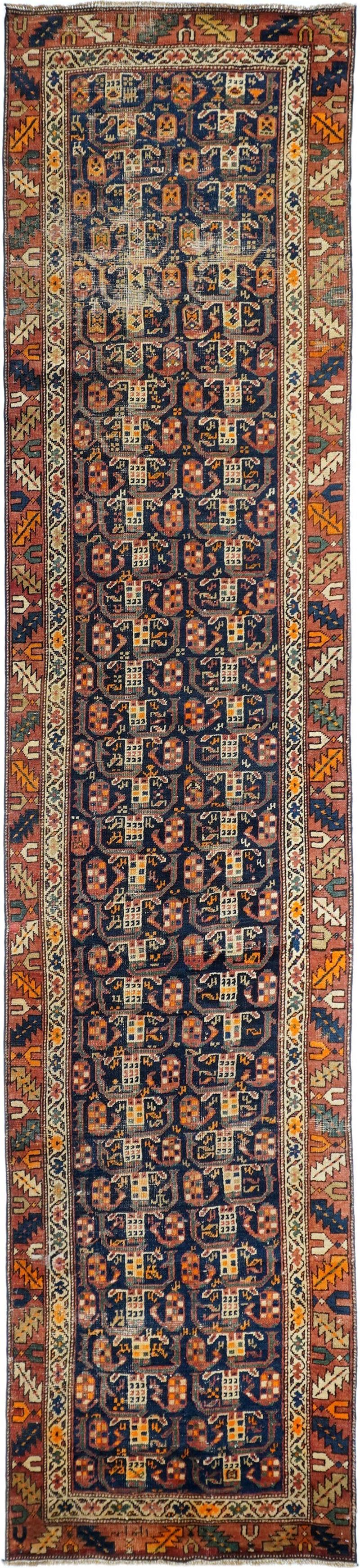 Antique North West Persian Runner 2 11 x 13 7 