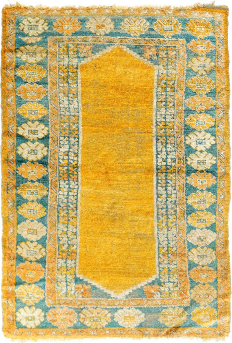 Antique Oushak Rug 3 3 x 5 0 