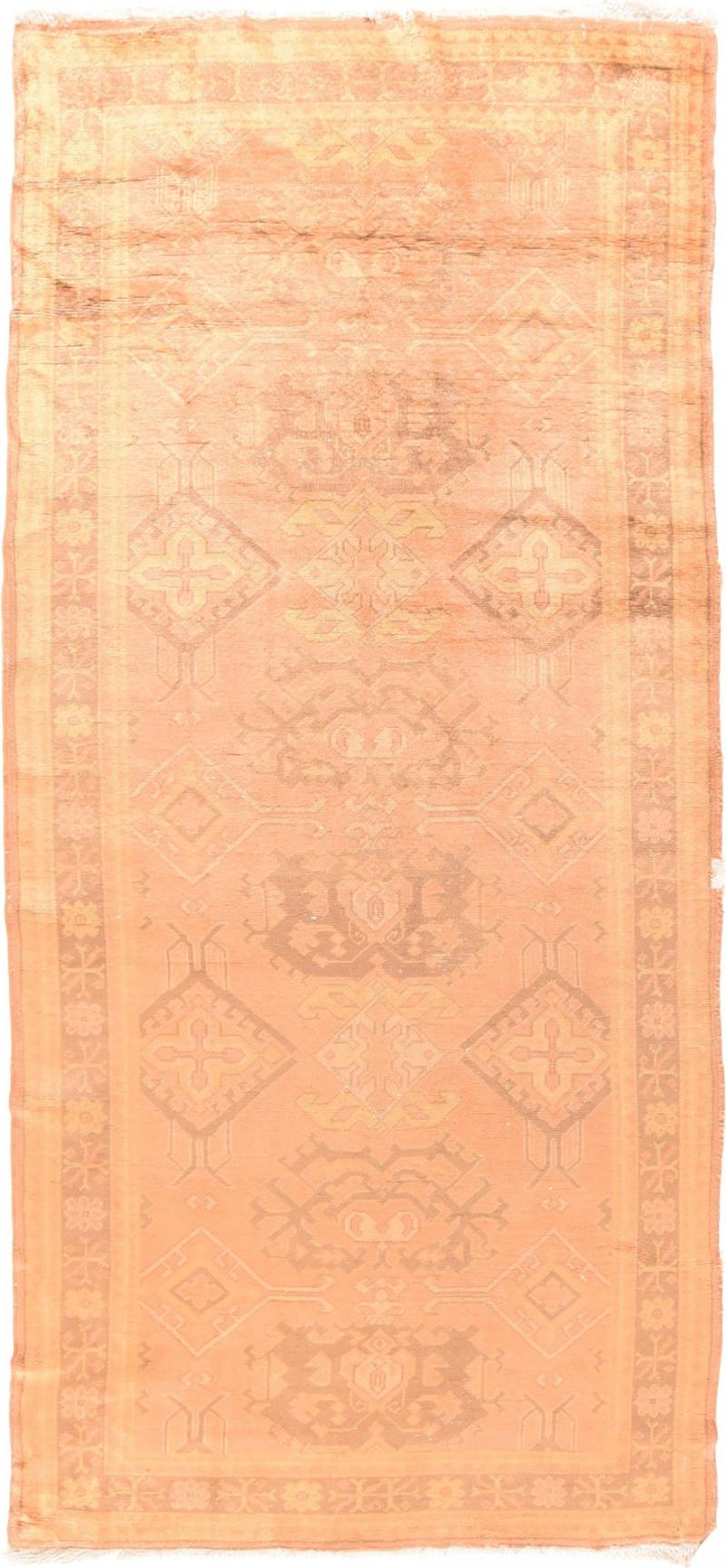 Antique Oushak Rug 4 11 x 11 4 