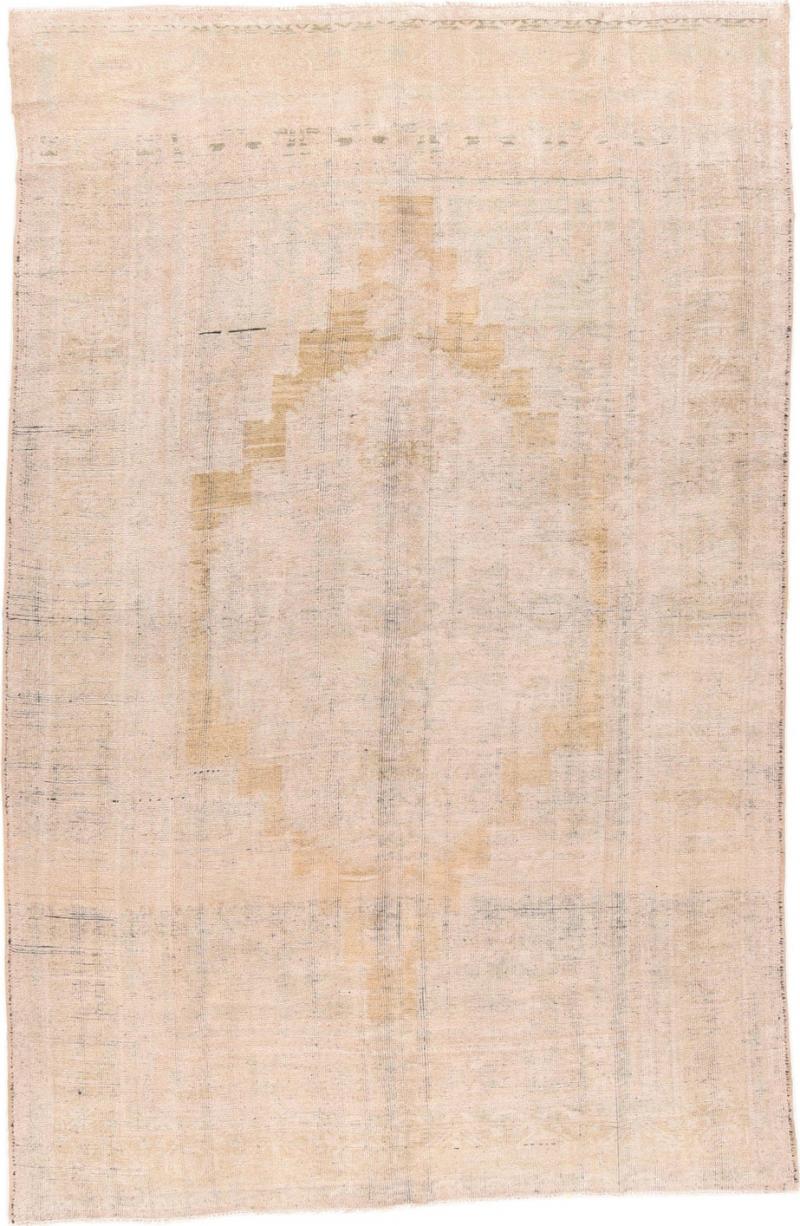 Antique Oushak Rug 6 9 x 10 0 