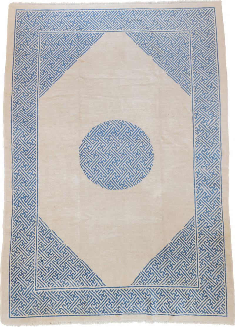 Antique Peking Ninshia Chinese Rug 64 x 811