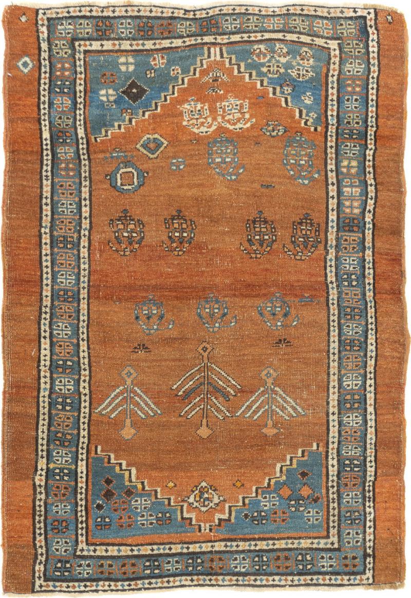 Antique Persian Bakhshayesh Rug 3 0 x 4 5 