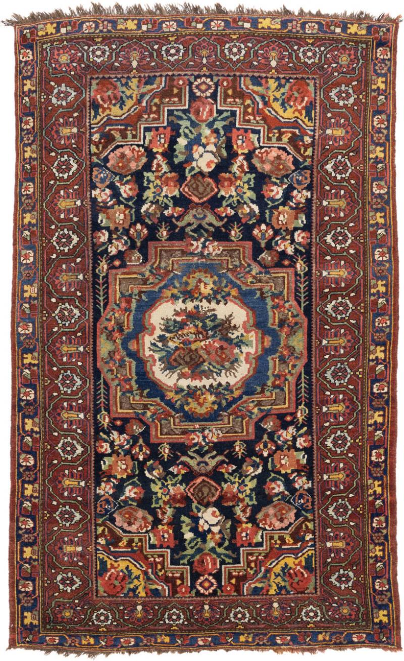 Antique Persian Bakhtiari Rug 4 3 x 6 9 