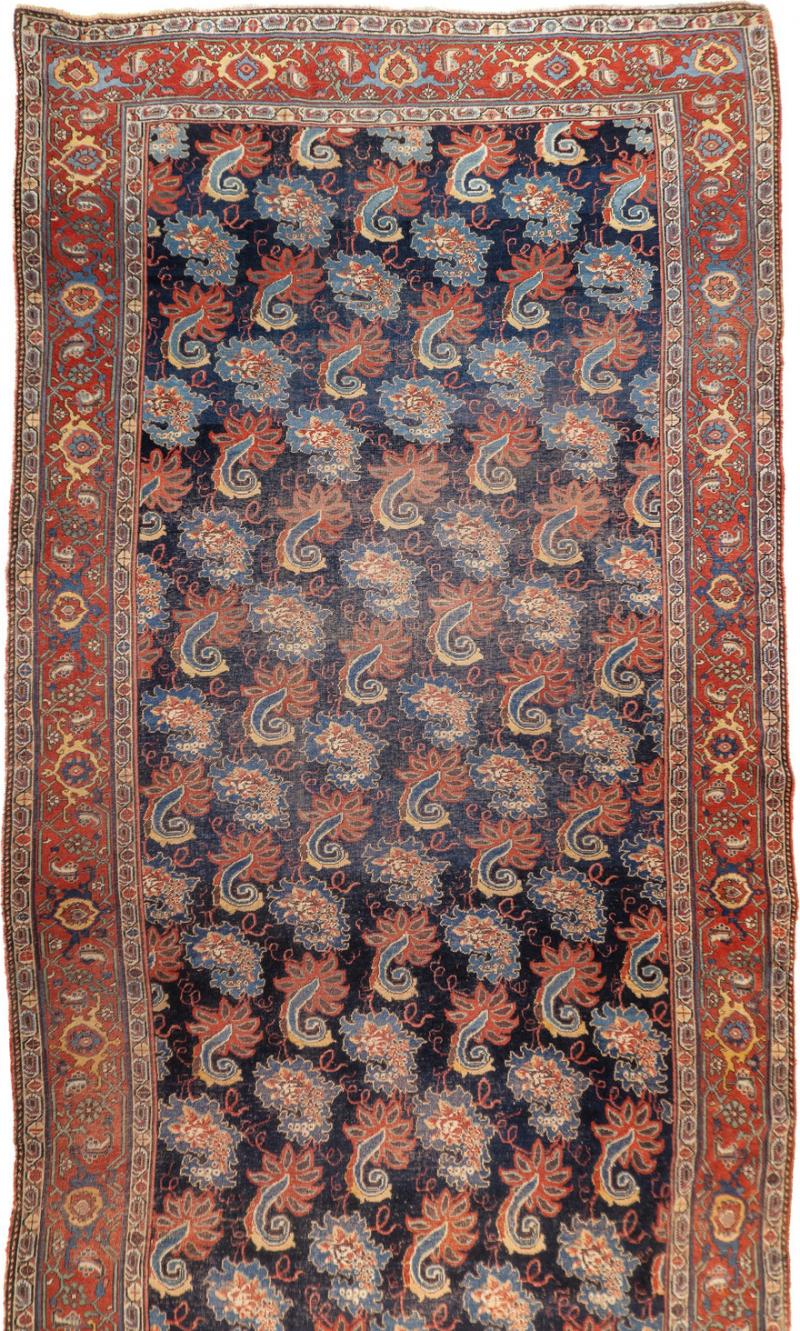 Antique Persian Bidjar Rug 71 x 137