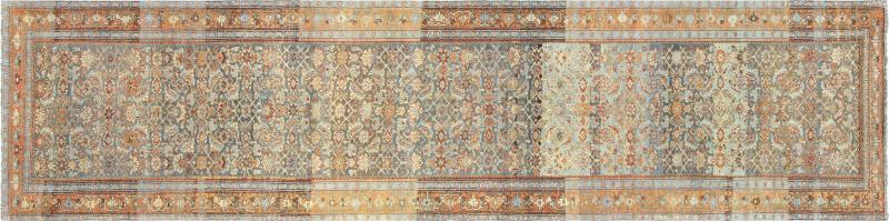 Antique Persian Bidjar Runner 39 x 15