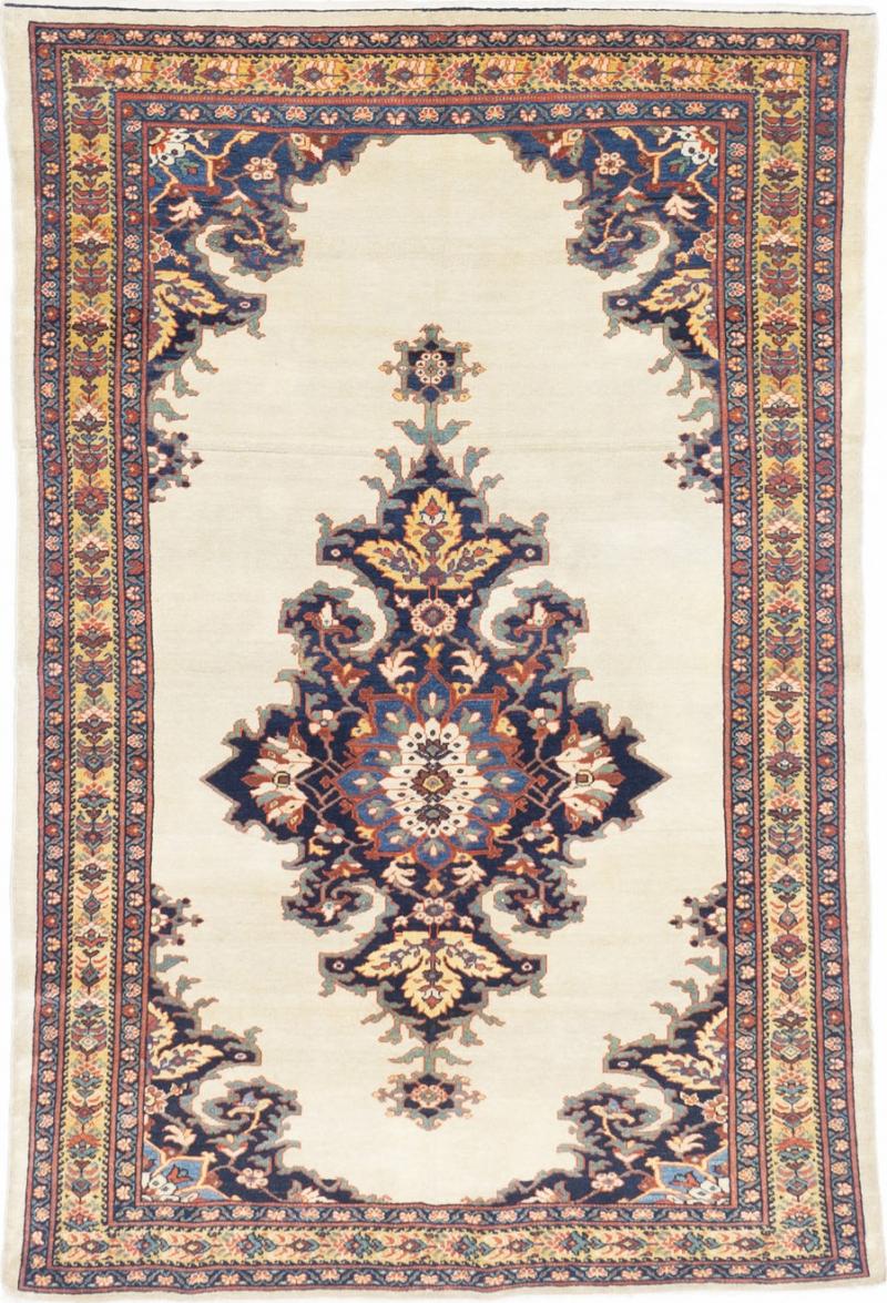 Antique Persian Farahan Sarouk Rug 4 x 68