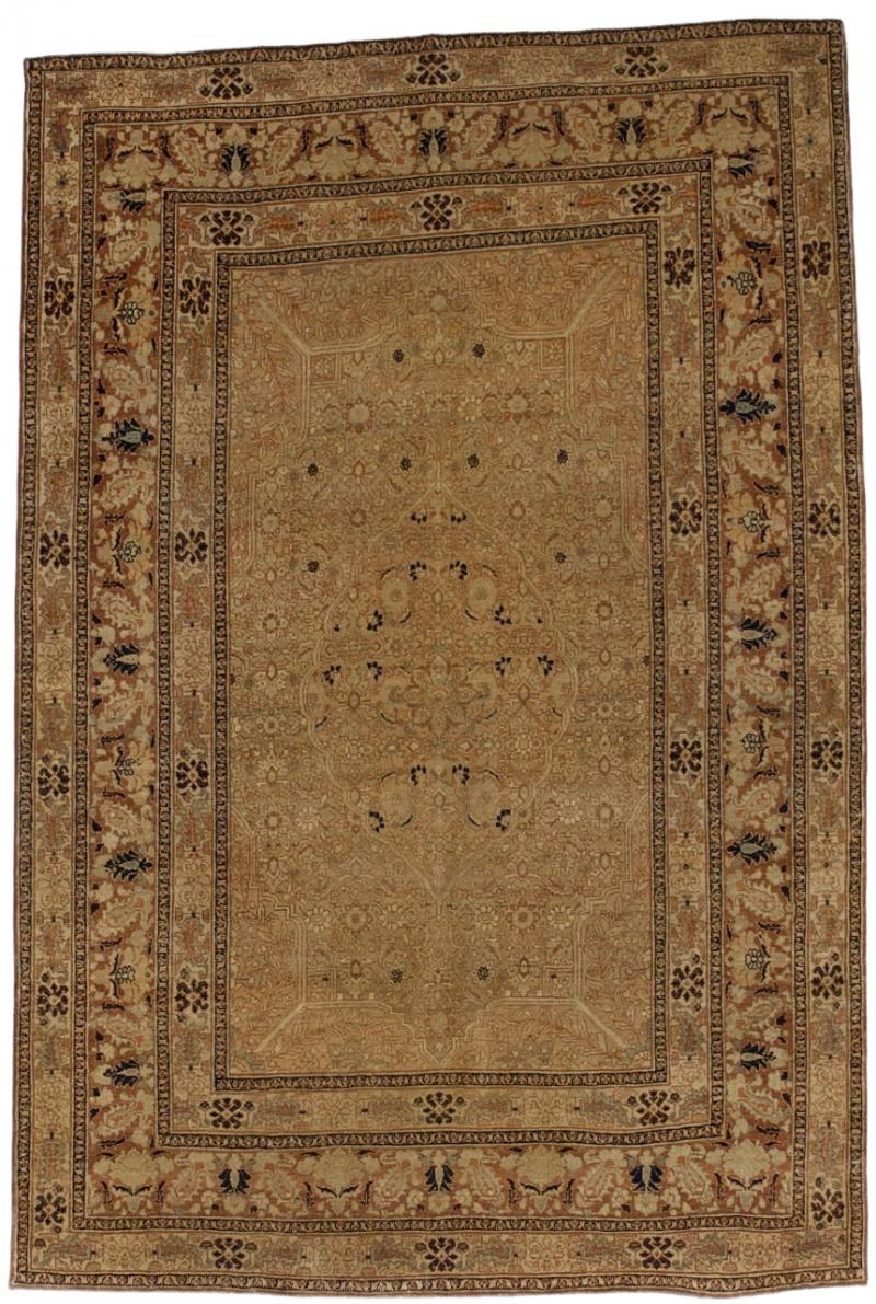 Antique Persian Haji Jalili Tabriz Rug 4 5 x 6 6 