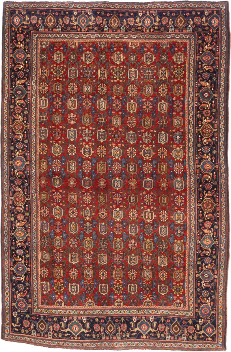 Antique Persian Halvai Bidjar Rug 410 x 73 