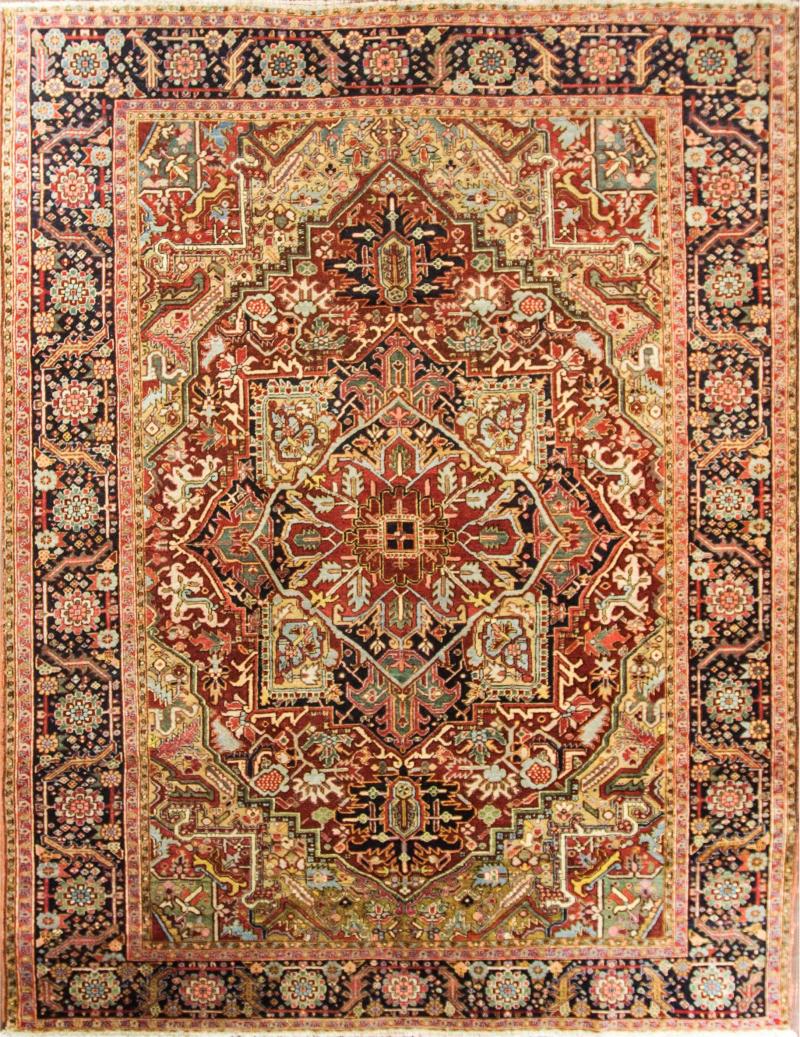 Antique Persian Heriz 84 x 11