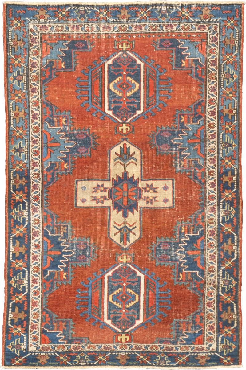 Antique Persian Heriz Rug 3 10 x 4 5 