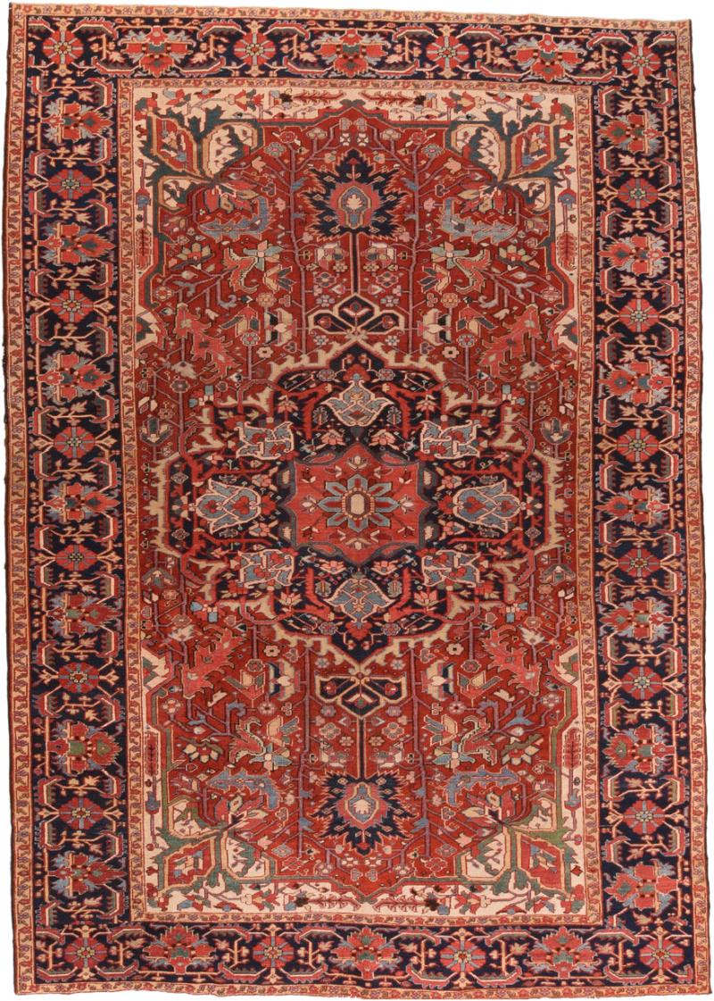 Antique Persian Heriz Rug 711 x 116