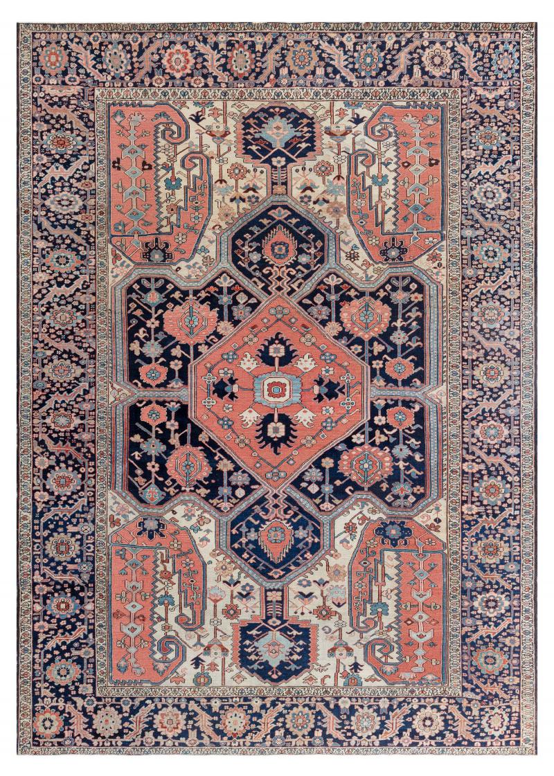 Antique Persian Heriz Rug