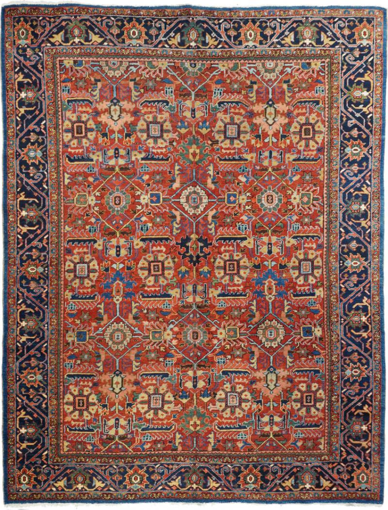 Antique Persian Heriz Rug 85 x 105 