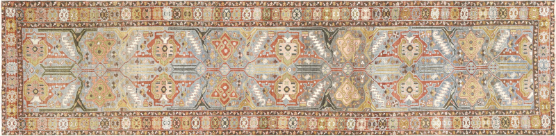 Antique Persian Heriz Runner 36 x 146 