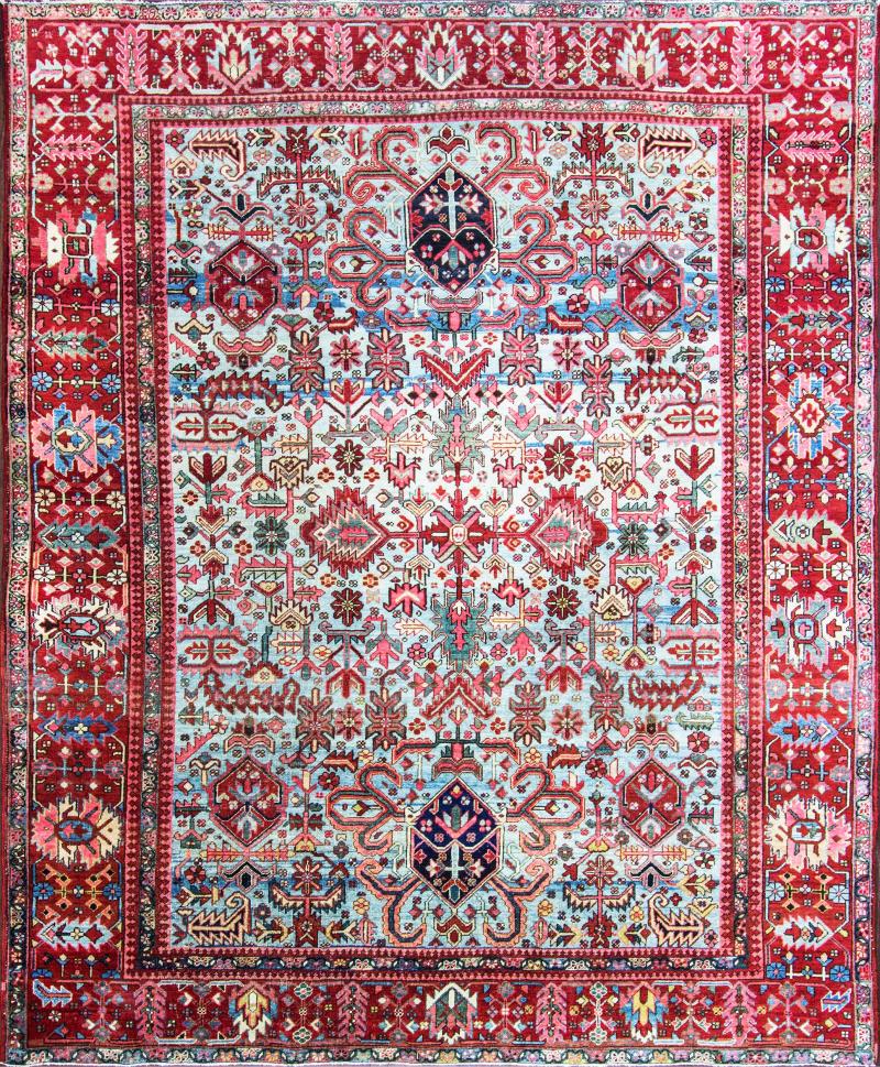 Antique Persian Heriz Serapi Carpet