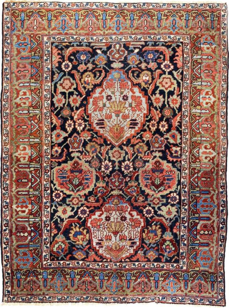 Antique Persian Heriz Serapi Rug 410 x 65 