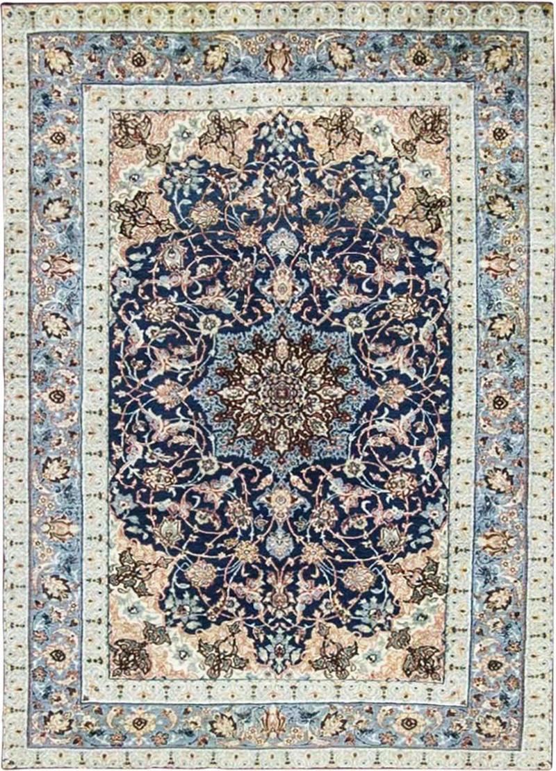 Antique Persian Isfahan Rug