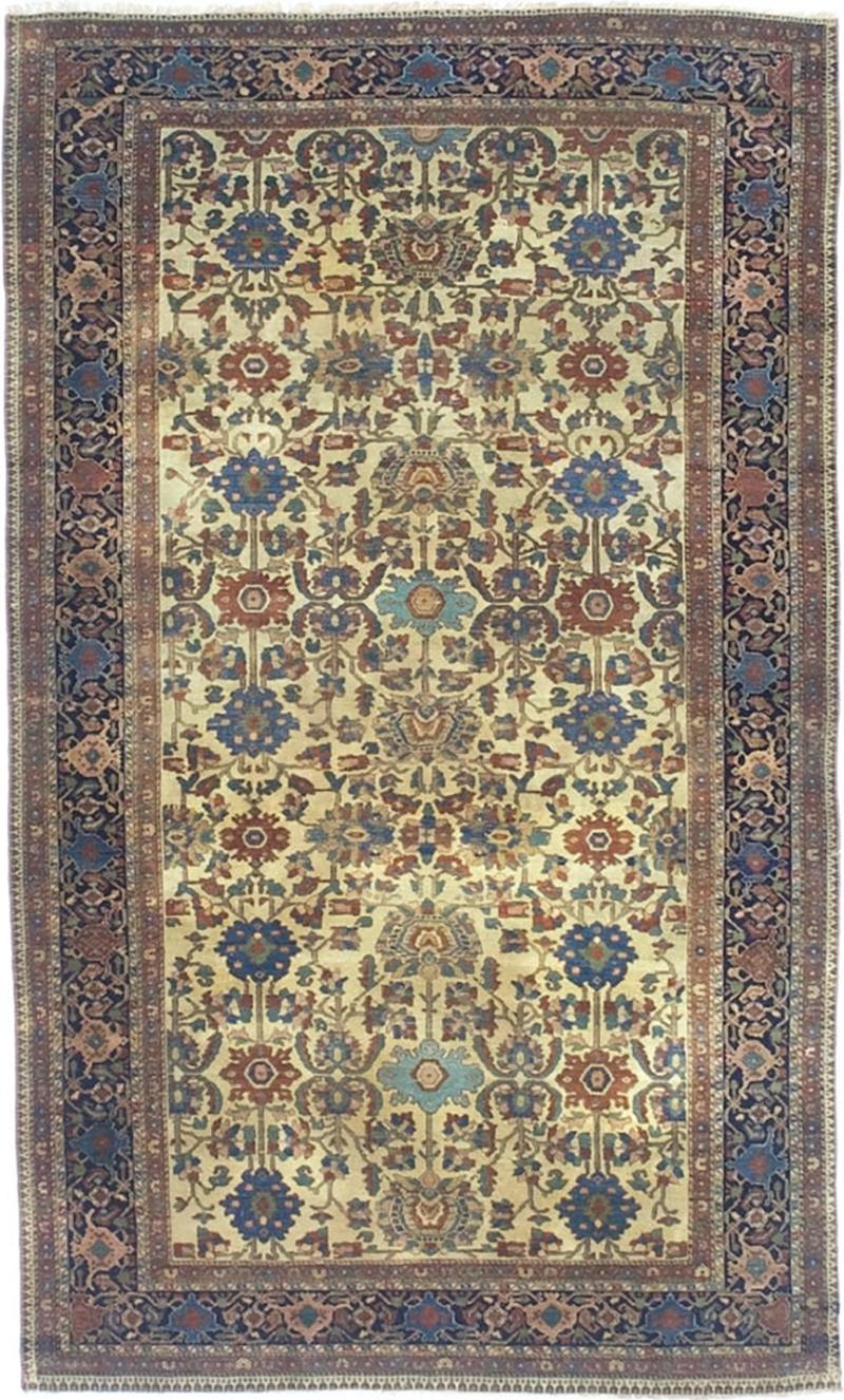 Antique Persian Malayer Rug 4 0 x 6 9 