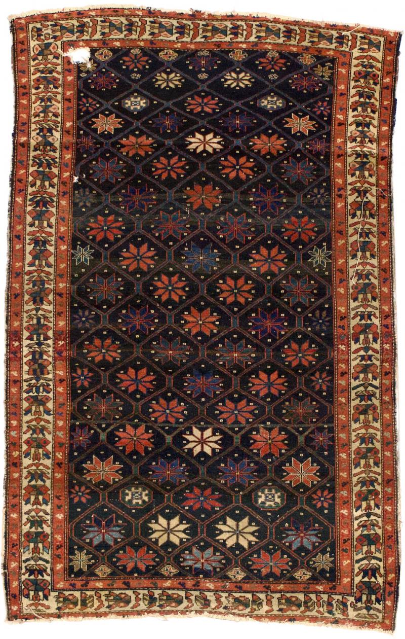 Antique Persian Malayer Rug 4 3 x 6 9 
