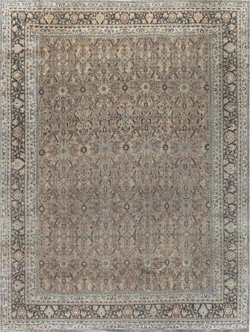 Antique Persian Meshad Carpet