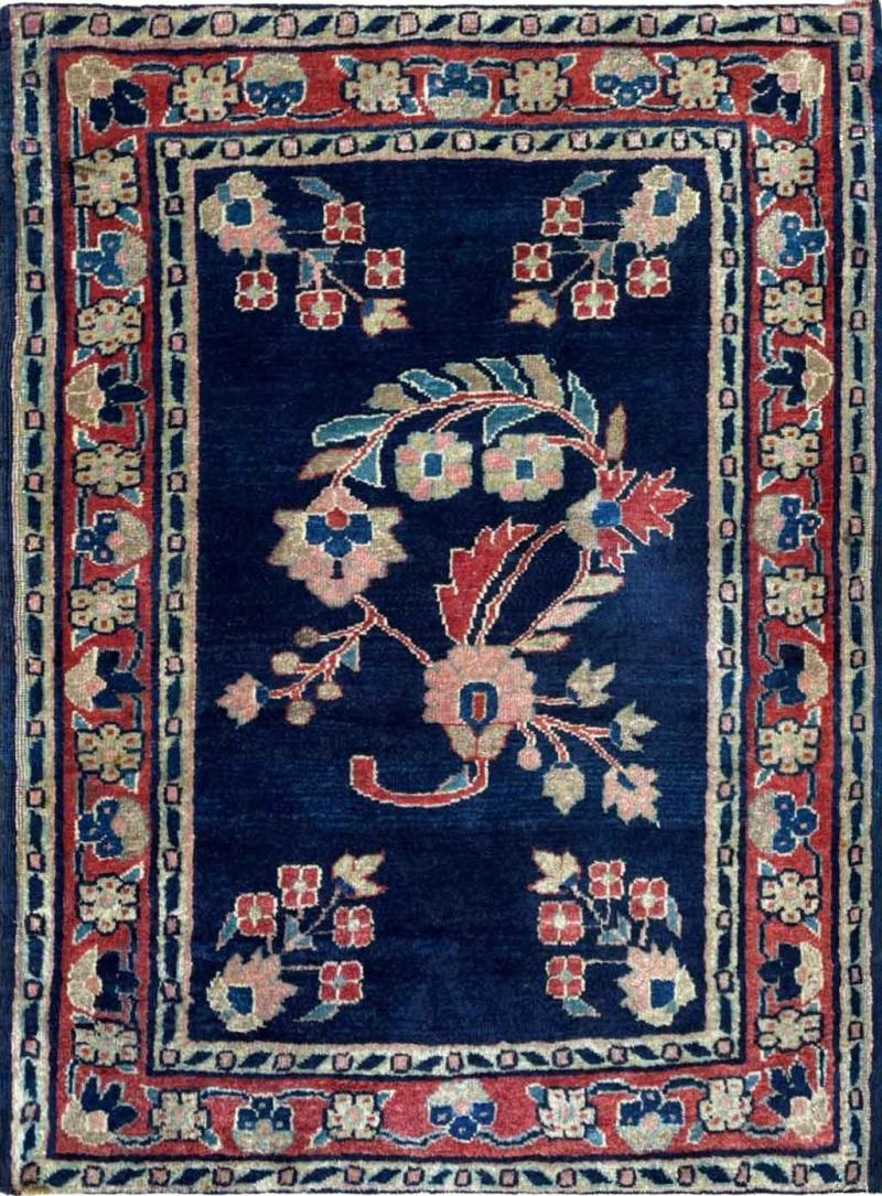 Antique Persian Mohajeran Sarouk Rug
