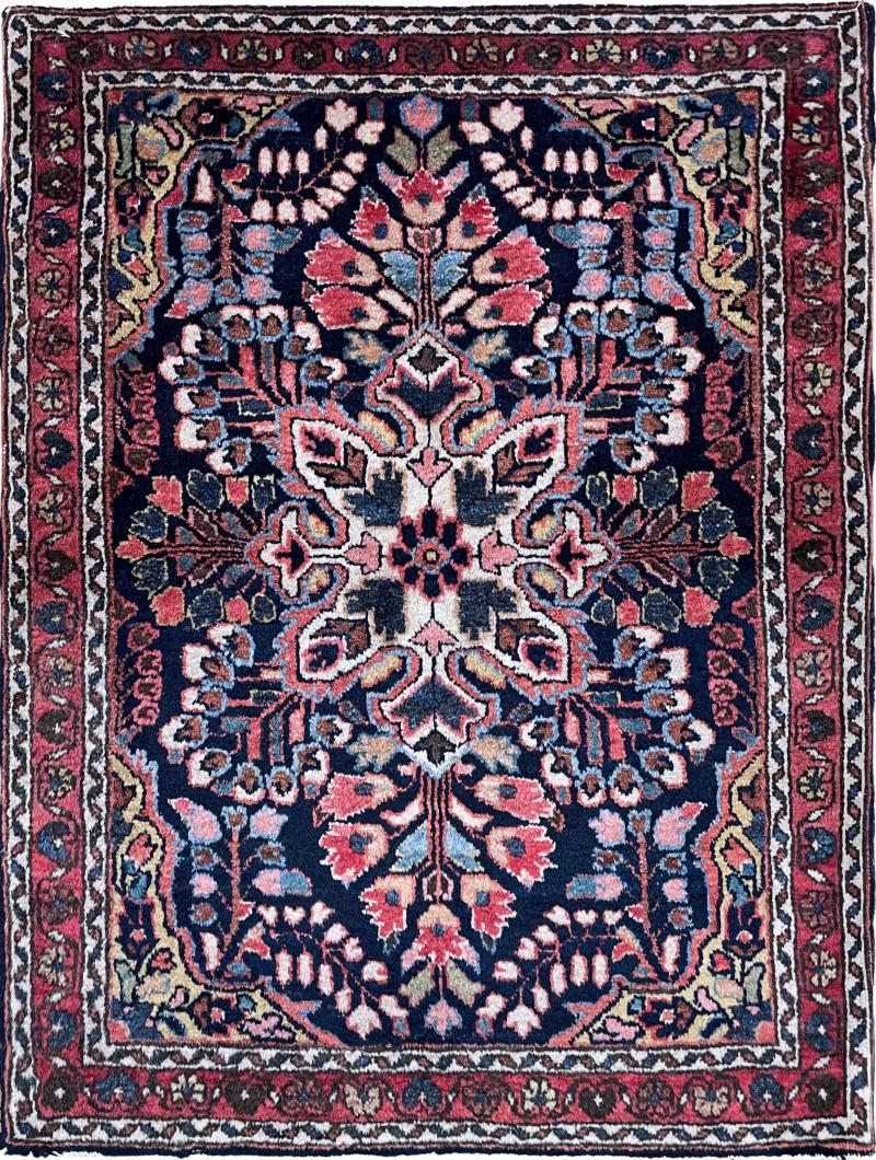 Antique Persian Mohajeran Sarouk Rug