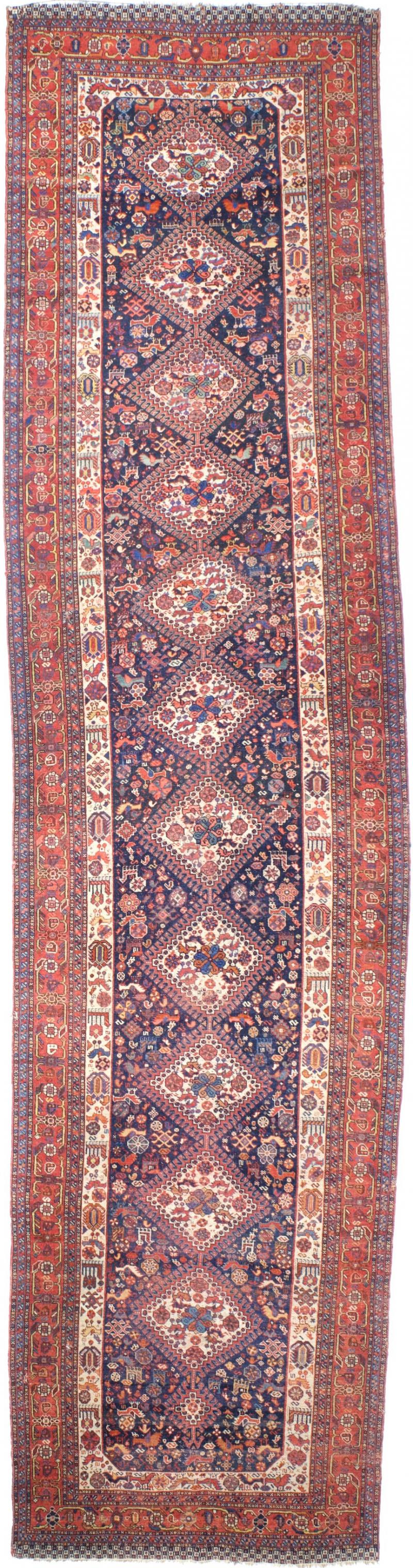 Antique Persian Qashqai Rug 310 x 16 x 3 