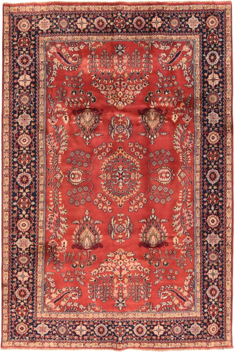 Antique Persian Sarouk Rug 5 11 x 9 0 