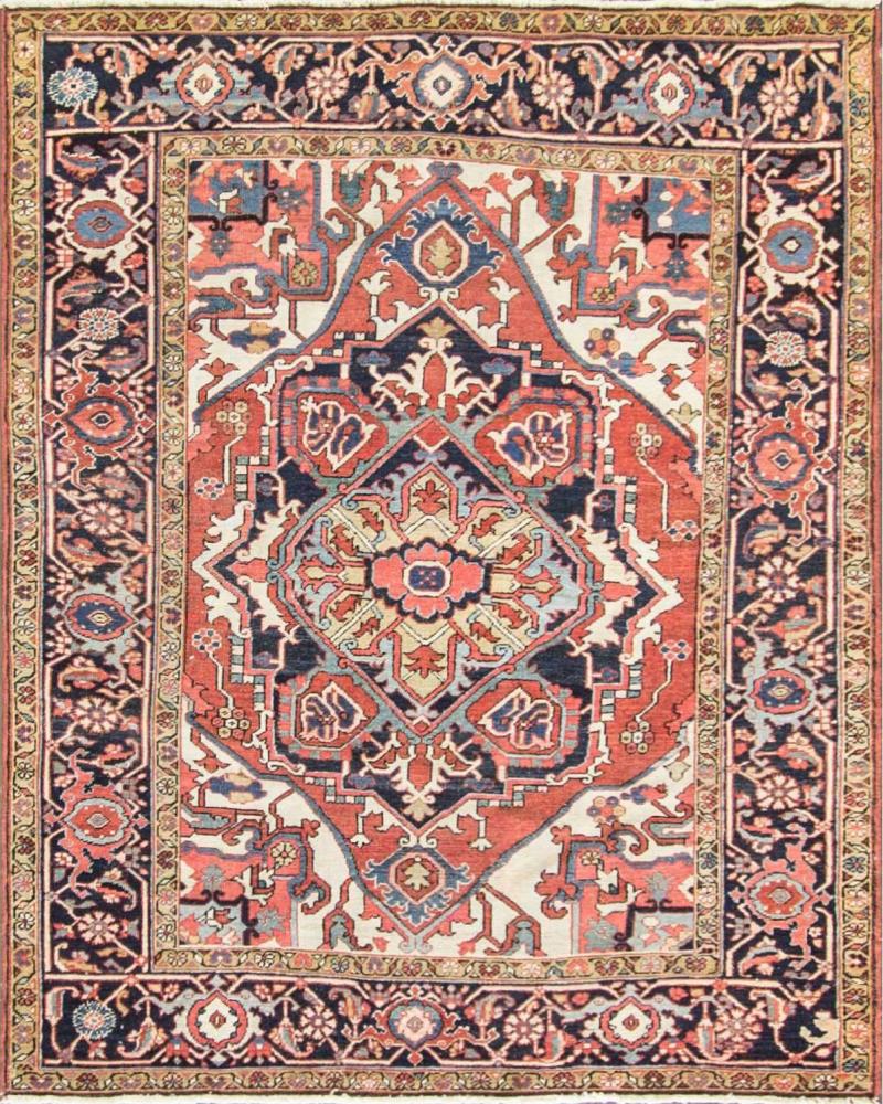Antique Persian Serapi Rug 411 x 63 