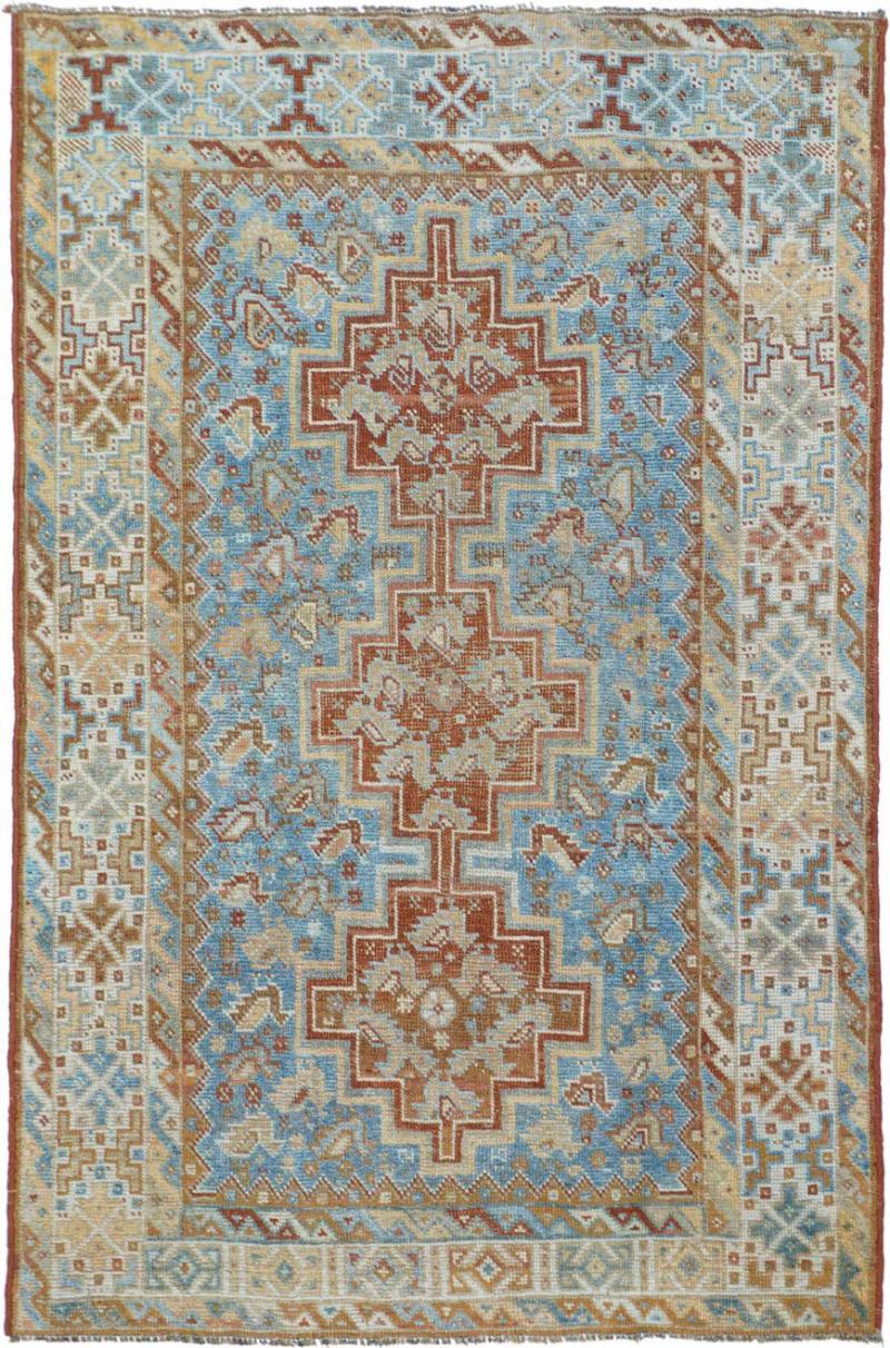 Antique Persian Shiraz Rug 31 x 49
