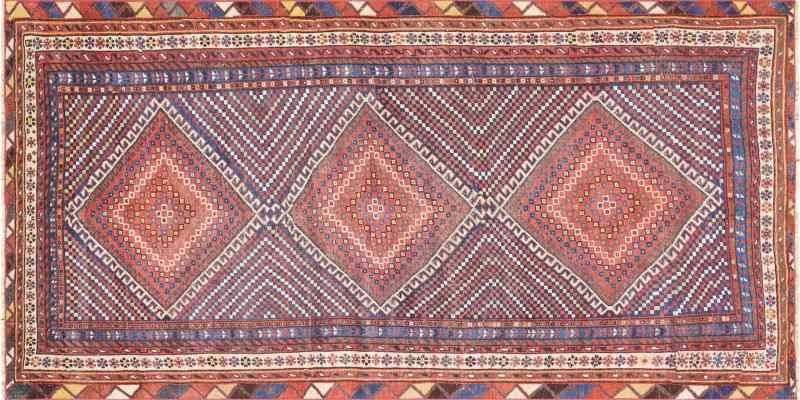 Antique Persian Shiraz Rug 45 x 810 