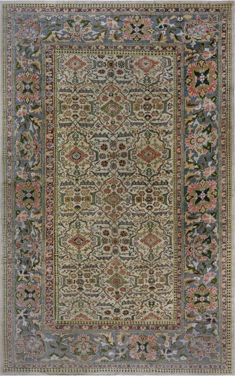 Antique Persian Sultanabad Rug Size Adjusted 