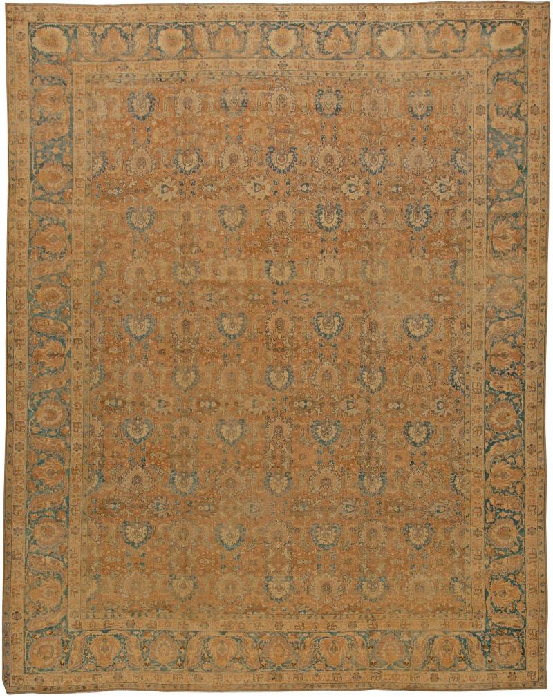 Antique Persian Tabriz Carpet