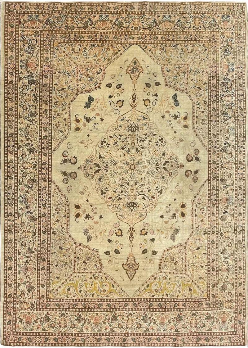 Antique Persian Tabriz Hajji Jalili Carpet The Best Of Persian Rugs