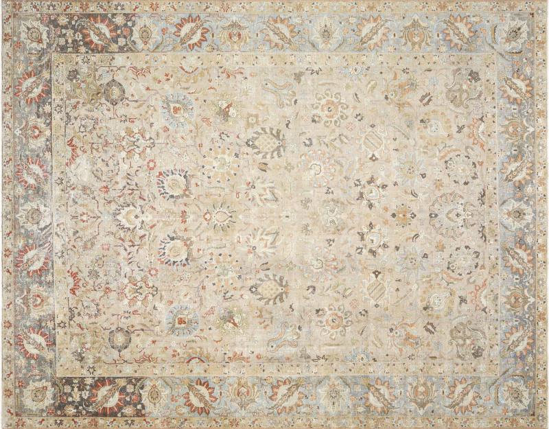Antique Persian Tabriz Rug 119 x 151 
