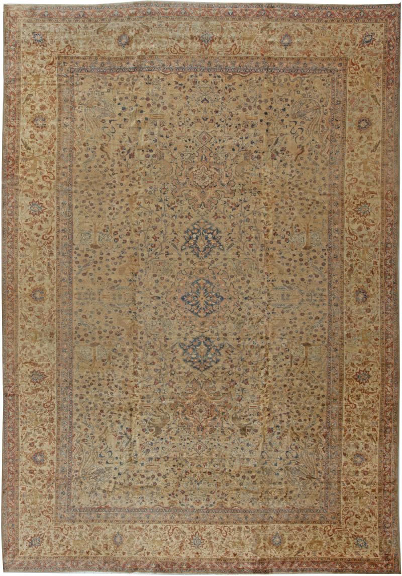 Antique Persian Tabriz Rug