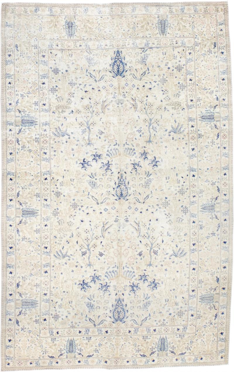 Antique Persian Tabriz Rug 60 x 96