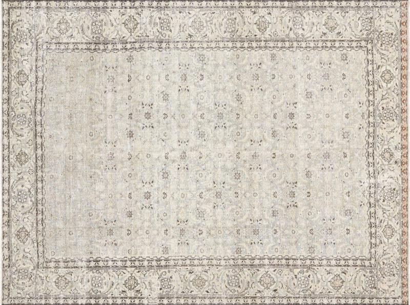 Antique Persian Tabriz Rug 78 x 102 
