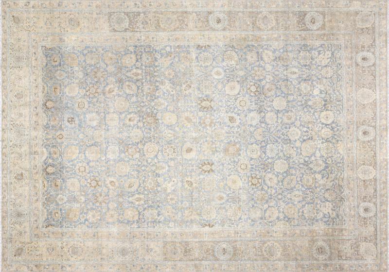 Antique Persian Tabriz Rug 94 x 133 