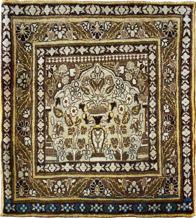 Antique Persian Tabriz Rug tree of life
