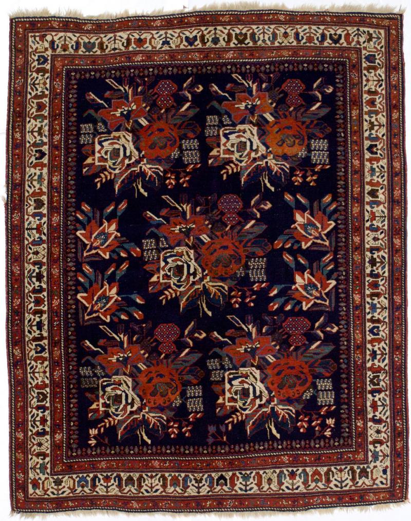 Antique Persian Tribal Afshar Rug 5 2 x 6 6 