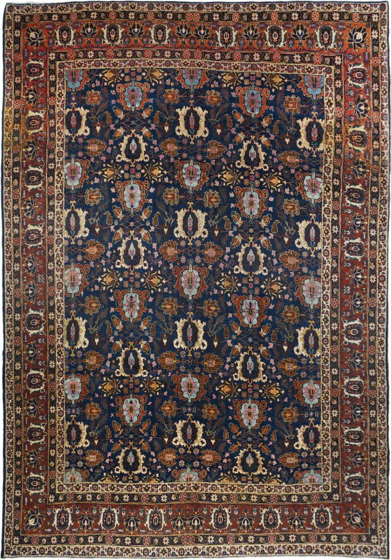 Antique Persian Veramin Rug 710 x 105