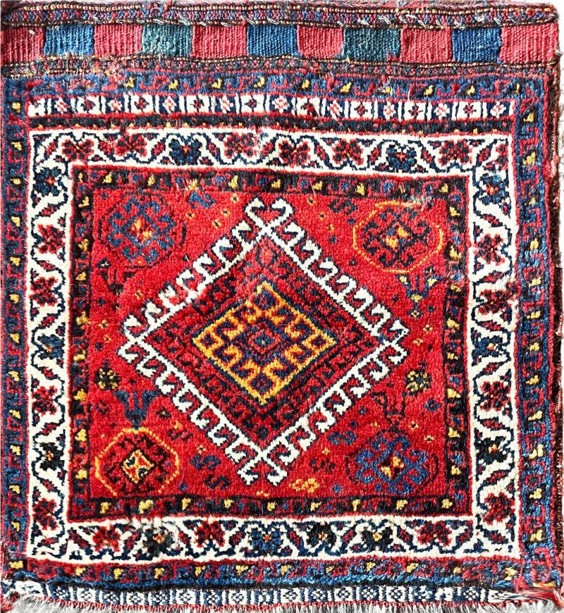 Antique Qashqai Persian Rug Bag