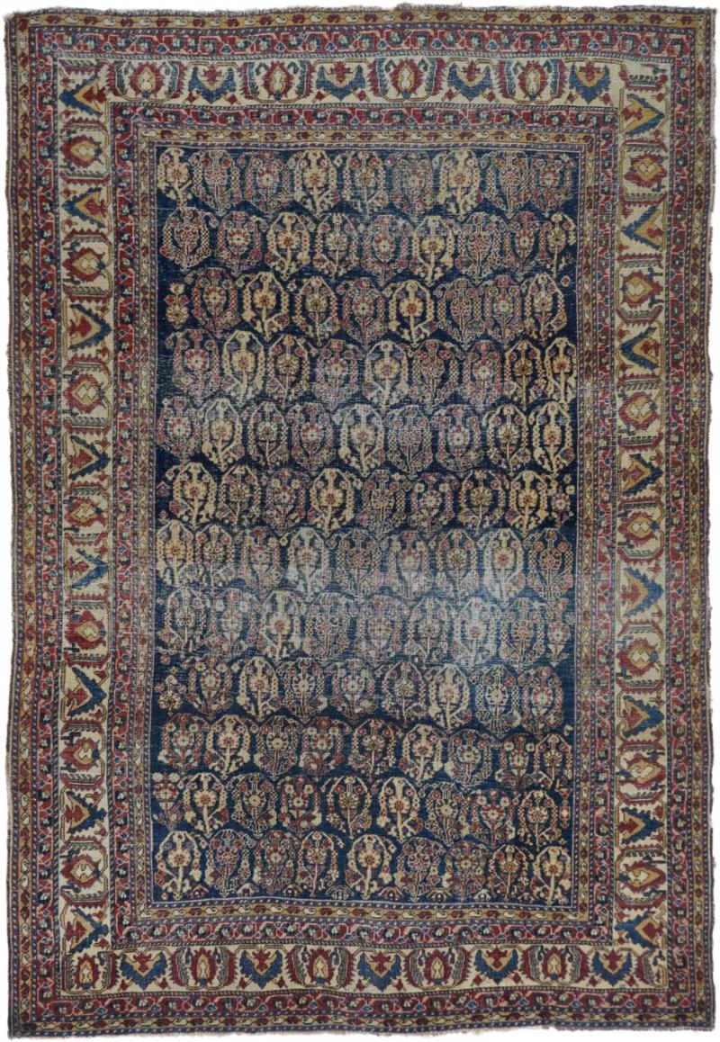 Antique Qashqai Rug 4 4 x 6 4 