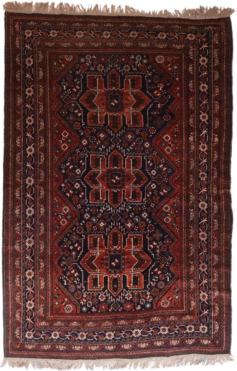 Antique Qashqai Rug 5 11 x 8 9 