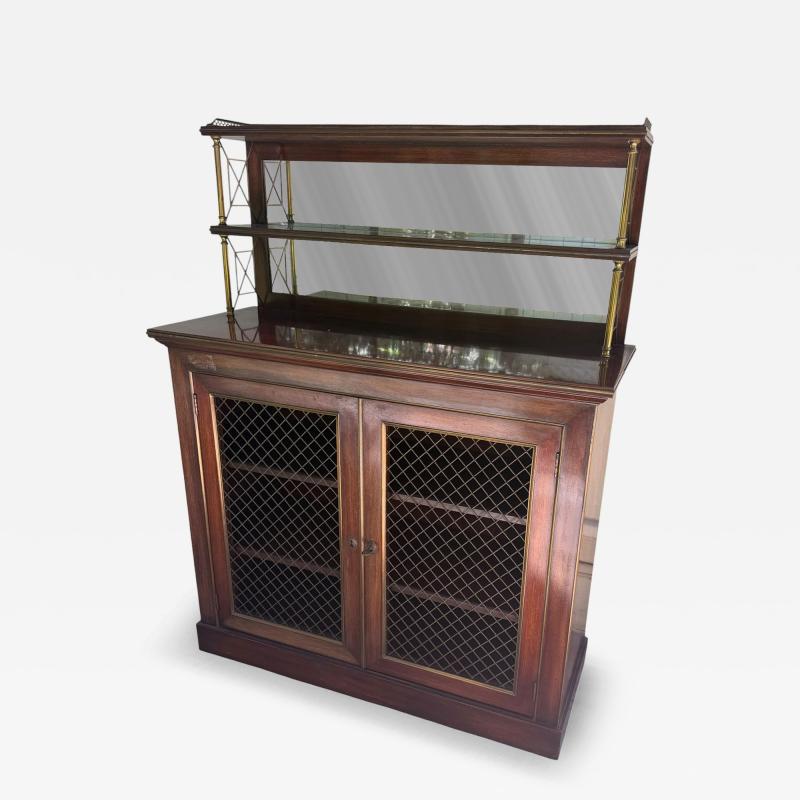 Antique Regency Style Rosewood Chiffonier Sideboard