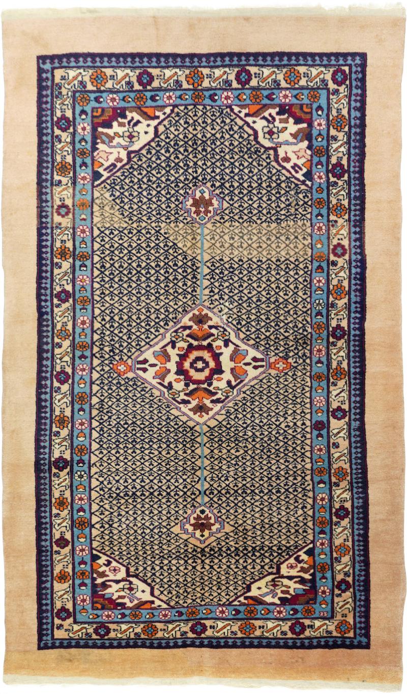 Antique Sarab Rug 4 2 x 7 0 